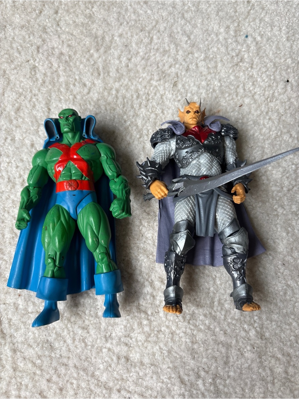 DC Multiverse Figure Lot - Classic Martian Manhunter and Etrigan the Demon